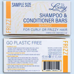 Mango Shampoo and Conditioner Bar Sample Set