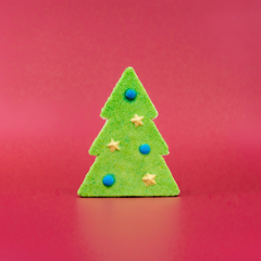 Cristmas Tree Bath Bombs - No Box