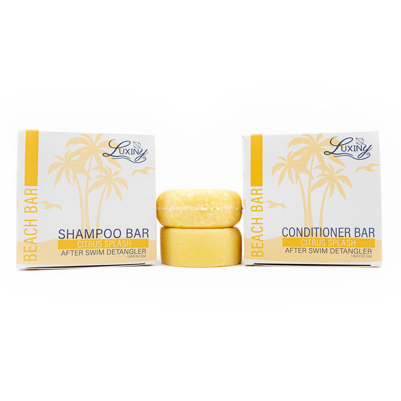 Detangling Shampoo Bar and Conditioner Bar Set - Citrus Splash